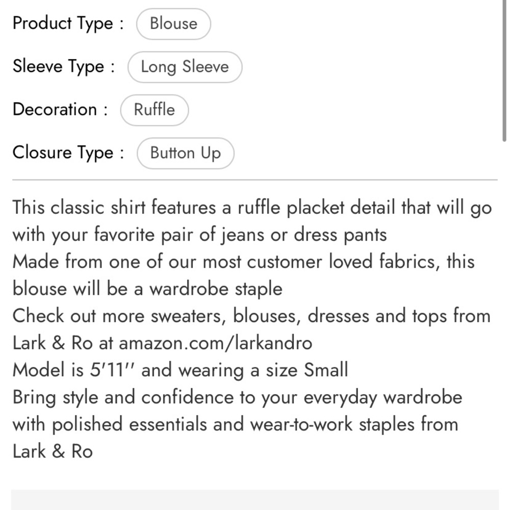 Lark & Ro Romantic Blouse - Picture 4 of 9